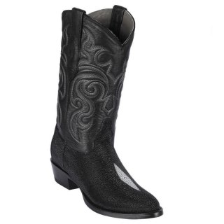Los Altos Men's Single Stone Stingray Cowboy Boots | Black | Free Delivery Los Altos Men's Single Stone Stingray Cowboy Boots | Black | Free Delivery