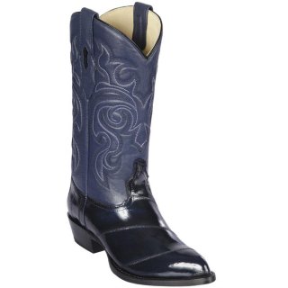 Los Altos Men's Navy Blue Eel-Skin Boots | Navy Blue | Free Delivery Los Altos Men's Navy Blue Eel-Skin Boots | Navy Blue | Free Delivery