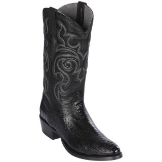 Los Altos Men's Ostrich Leg Cowboy Boots R-Toe | Black | Free Delivery Los Altos Men's Ostrich Leg Cowboy Boots R-Toe | Black | Free Delivery