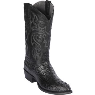 Los Altos Men's Hornback Caiman Boots Round Toe | Black | Free Delivery Los Altos Men's Hornback Caiman Boots Round Toe | Black | Free Delivery