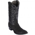 Los Altos Men's Black Python Boots | Black | Free Delivery Los Altos Men's Black Python Boots | Black | Free Delivery
