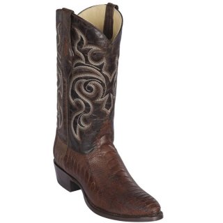 Los Altos Men's Brown Ostrich Leg Cowboy Boots R-Toe | Brown | Free Delivery Los Altos Men's Brown Ostrich Leg Cowboy Boots R-Toe | Brown | Free Delivery