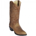 Los Altos Men's Classic Medium Round Toe Cowboy Boots | Honey | Free Delivery