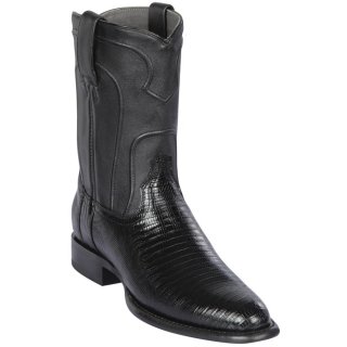 Los Altos Men's Lizard Roper Boots | Black | Free Delivery Los Altos Men's Lizard Roper Boots | Black | Free Delivery