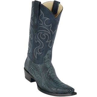 Los Altos Men's Ostrich Leg Boots Rustic Blue | Blue | Free Delivery Los Altos Men's Ostrich Leg Boots Rustic Blue | Blue | Free Delivery