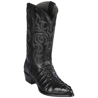 Los Altos Men's Black Caiman Tail Cowboy Boots | Black | Free Delivery Los Altos Men's Black Caiman Tail Cowboy Boots | Black | Free Delivery