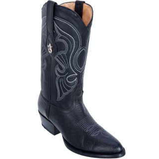 Los Altos Men's Bull Shoulder Boots R-Toe | Black | Free Delivery Los Altos Men's Bull Shoulder Boots R-Toe | Black | Free Delivery