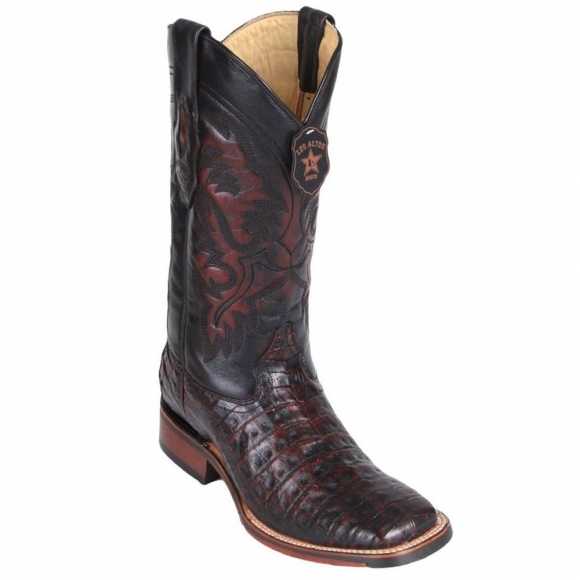Los Altos Men's Caiman Cowboy Boots | Leather | Free Delivery Los Altos Men's Caiman Cowboy Boots | Leather | Free Delivery
