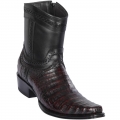 Los Altos Men's Caiman Belly Short Cowboy Boots Black Cherry | Black Cherry | Free Delivery Los Altos Men's Caiman Belly Short Cowboy Boots Black Cherry | Black Cherry | Free Delivery