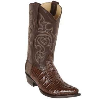 Los Altos Men's Brown Caiman Tail Cowboy Boots | Brown | Free Delivery Los Altos Men's Brown Caiman Tail Cowboy Boots | Brown | Free Delivery