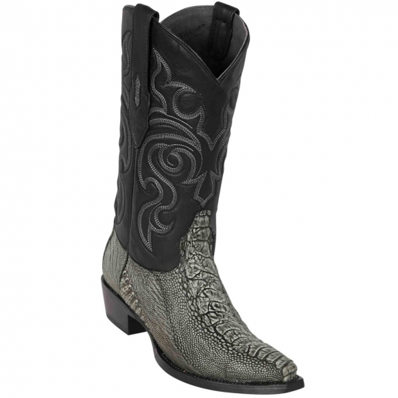 Los Altos Men's Rustic Black Ostrich Leg Boots | Rustic Black | Free Delivery Los Altos Men's Rustic Black Ostrich Leg Boots | Rustic Black | Free Delivery