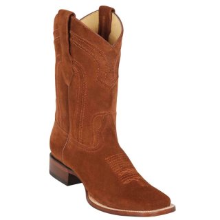 Los Altos Men's Square Toe Cowboy Suede Boots Cognac | Cognac | Free Delivery Los Altos Men's Square Toe Cowboy Suede Boots Cognac | Cognac | Free Delivery