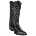 Los Altos Men's Black Ostrich Cowboy Boots | Black | Free Delivery Los Altos Men's Black Ostrich Cowboy Boots | Black | Free Delivery