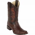 Los Altos Men's Square Toe Ostrich Boots Brown | Brown | Free Delivery Los Altos Men's Square Toe Ostrich Boots Brown | Brown | Free Delivery
