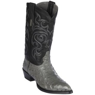 Los Altos Men's Grey Ostrich Cowboy Boots J-Toe | Grey | Free Delivery Los Altos Men's Grey Ostrich Cowboy Boots J-Toe | Grey | Free Delivery