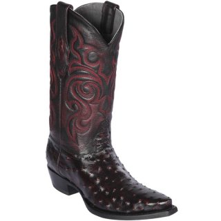 Los Altos Men's Ostrich Western Boots Black Cherry | Black Cherry | Free Delivery Los Altos Men's Ostrich Western Boots Black Cherry | Black Cherry | Free Delivery