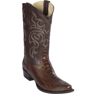 Los Altos Men's Brown Snip Toe Ostrich Leg Boots | Brown | Free Delivery Los Altos Men's Brown Snip Toe Ostrich Leg Boots | Brown | Free Delivery