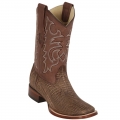 Los Altos Men's Sanded Brown Lizard Cowboy Boots | Brown | Free Delivery Los Altos Men's Sanded Brown Lizard Cowboy Boots | Brown | Free Delivery