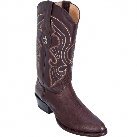 Los Altos Men's Brown Bull Shoulder Boots | Brown | Free Delivery
