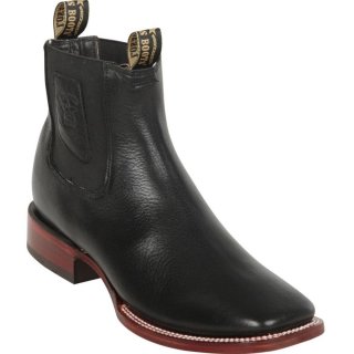 Los Altos Men's Belmont Black Square Toe Ankle Boots | Black | Free Delivery Los Altos Men's Belmont Black Square Toe Ankle Boots | Black | Free Delivery