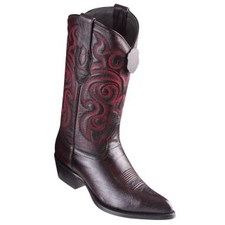 Los Altos Men's Black Cherry Ostrich Belly Cowboy Boots J-Toe | Black Cherry | Free Delivery Los Altos Men's Black Cherry Ostrich Belly Cowboy Boots J-Toe | Black Cherry | Free Delivery
