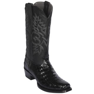 Los Altos Men's Black Caiman Belly 7-Toe Mens Western Boot | Black | Free Delivery Los Altos Men's Black Caiman Belly 7-Toe Mens Western Boot | Black | Free Delivery