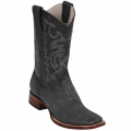 Los Altos Men's Sanded Black Lizard Cowboy Boots | Black | Free Delivery Los Altos Men's Sanded Black Lizard Cowboy Boots | Black | Free Delivery