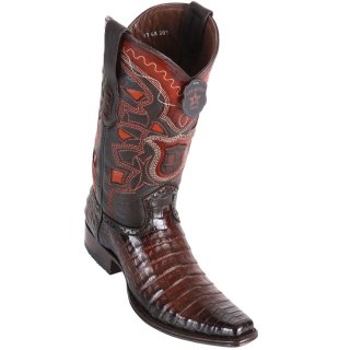 Los Altos Men's Caiman Boots European Square Toe - Faded Brown | Faded Brown | Free Delivery Los Altos Men's Caiman Boots European Square Toe - Faded Brown | Faded Brown | Free Delivery