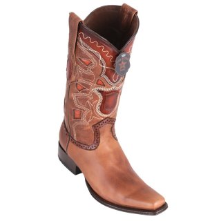 Los Altos Men's Rage European Toe Cowboy Boots - Honey | Honey | Free Delivery Los Altos Men's Rage European Toe Cowboy Boots - Honey | Honey | Free Delivery