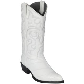 Los Altos Men's White Eel Skin Boots | White | Free Delivery Los Altos Men's White Eel Skin Boots | White | Free Delivery