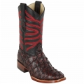 Los Altos Men's Black Cherry Pirarucu Boots | Black Cherry | Free Delivery Los Altos Men's Black Cherry Pirarucu Boots | Black Cherry | Free Delivery