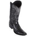 Los Altos Men's Caiman European Toe Cowboy Boots | Black | Free Delivery Los Altos Men's Caiman European Toe Cowboy Boots | Black | Free Delivery