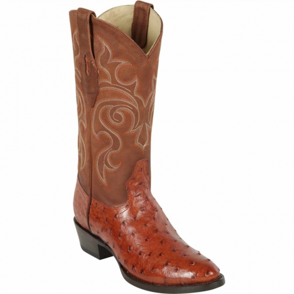 Los Altos Men's Brandy Ostrich Boots | Brandy | Free Delivery Los Altos Men's Brandy Ostrich Boots | Brandy | Free Delivery