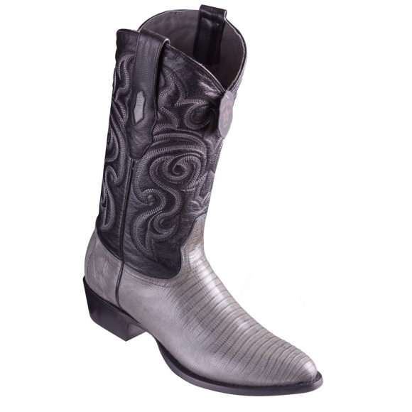 Los Altos Men's Lizard Teju R-Toe Grey Cowboy Boots | Grey | Free Delivery Los Altos Men's Lizard Teju R-Toe Grey Cowboy Boots | Grey | Free Delivery