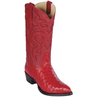 Los Altos Men's Red Ostrich Cowboy Boots | Red | Free Delivery Los Altos Men's Red Ostrich Cowboy Boots | Red | Free Delivery