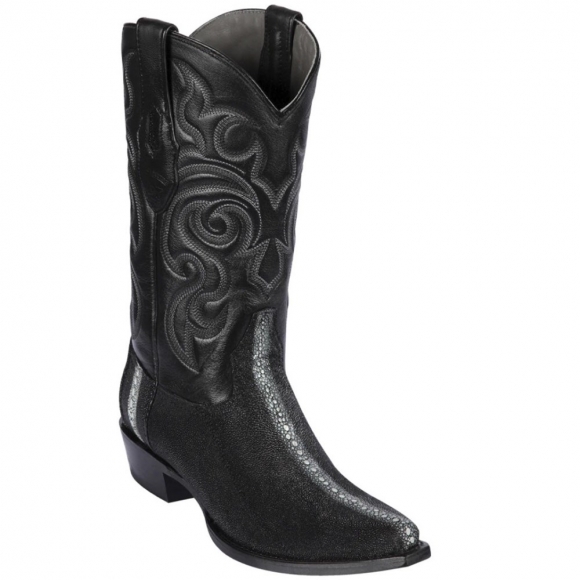 Los Altos Men's Stingray Full Stone Snip Toe Boots | Black | Free Delivery Los Altos Men's Stingray Full Stone Snip Toe Boots | Black | Free Delivery