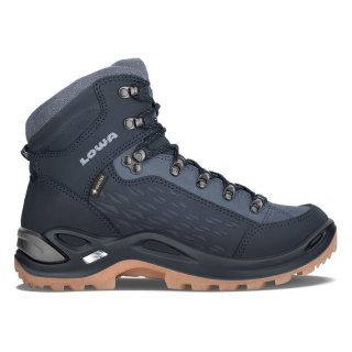 New Arrivals Lowa Women's Renegade Warm GTX Mid Ws-Navy/Ice Blue