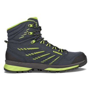 New Arrivals Lowa Men's Trek Evo GTX Mid-Navy/Lime