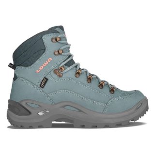 New Arrivals Lowa Women's Renegade GTX Mid Ws-Ice Blue/Salmon