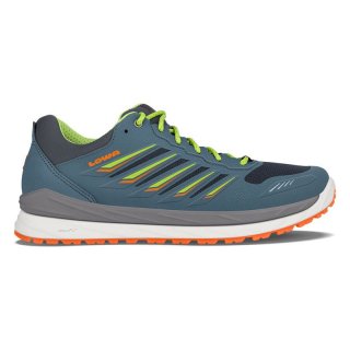 New Arrivals Lowa Men's Axos GTX Lo-Steel Blue/Lime