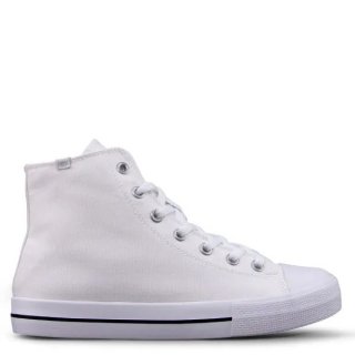 LUGZ NEW ARRIVALS WOMEN'S STAGGER HI SNEAKERS-WHITE