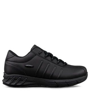 LUGZ NEW ARRIVALS MEN'S GRAPPLE SLIP RESISTANT SNEAKERS-BLACK