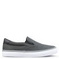 LUGZ NEW ARRIVALS MEN'S CLIPPER LINEN SNEAKERS-MEDIUM GREY/WHITE/GUM LUGZ NEW ARRIVALS MEN'S CLIPPER LINEN SNEAKERS-MEDIUM GREY/WHITE/GUM
