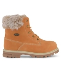 LUGZ NEW ARRIVALS Preschool Empire Hi Fur 6-Inch BOOTS-Golden Wheat/Cream/Gum