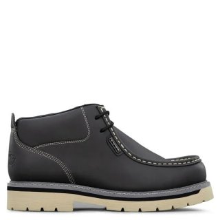 LUGZ NEW ARRIVALS MEN'S ESTEVAN ORIOL X LUGZ STRUTT BOOTS-BLACK/STEEL GREY/CREAM