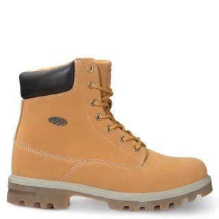 LUGZ NEW ARRIVALS MEN'S EMPIRE HI WATER RESISTANT 6-INCH BOOTS-GOLDEN WHEAT/BARK/CREAM