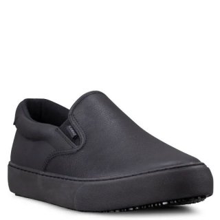 LUGZ NEW ARRIVALS MEN'S CLIPPER SLIP RESISTANT SNEAKERS-BLACK
