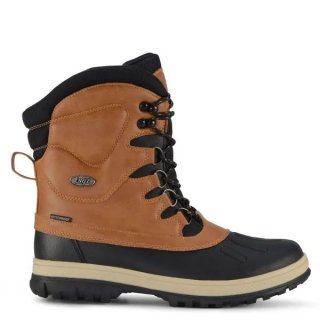 LUGZ NEW ARRIVALS MEN'S ANORAK WATERPROOF BOOTS-PEANUT/BLACK/CREAM