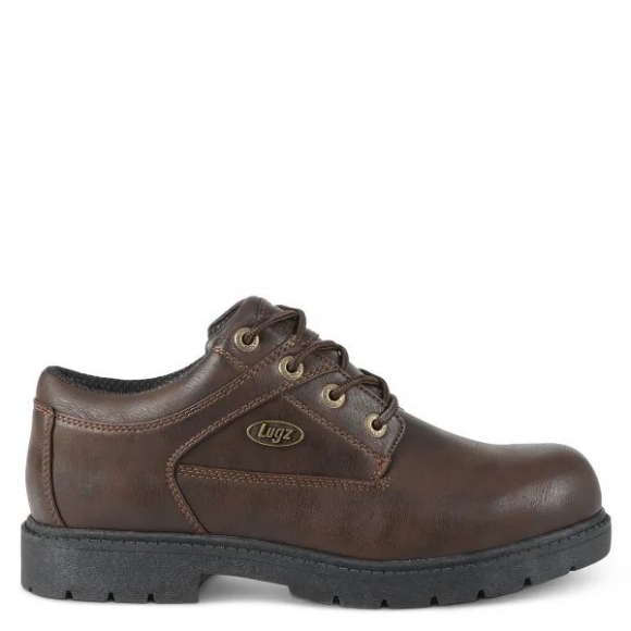 LUGZ NEW ARRIVALS MEN'S SAVOY SLIP RESISTANT OXFORD BOOTS-SADDLE/BLACK