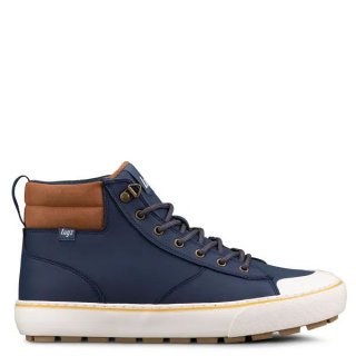 LUGZ NEW ARRIVALS MEN'S KEY SNEAKERS-NAVY/WHISPER WHITE/GUM